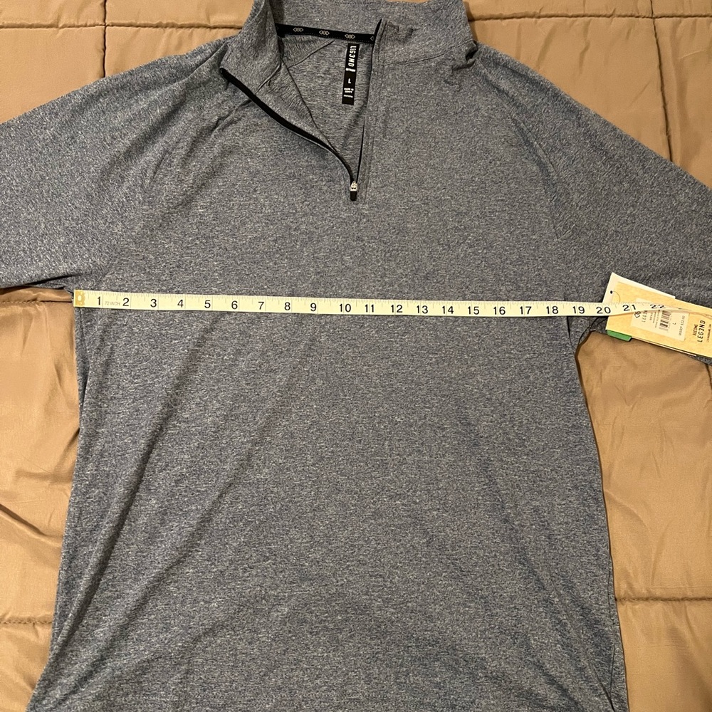 Legend Men's light blue Quarter-Zip Pullover